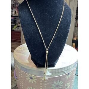 Avon Fairycore Flower Lariat Necklace – Y2K Cottagecore Boho Bridal Soft Girl